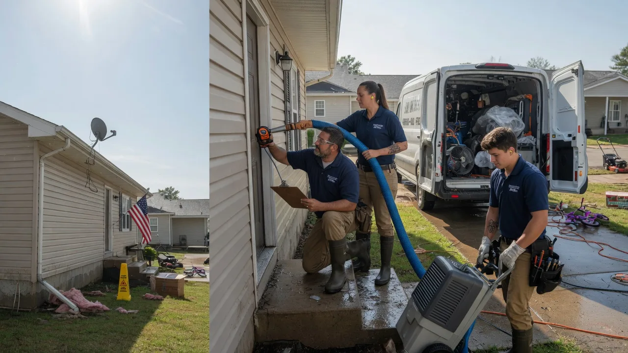 Ceiling Water Damage Restoration in Middlebourne, WV near me